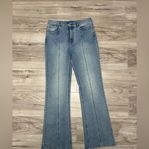 J. McLaughlin Clearwater Indigo Blue Flare Jeans